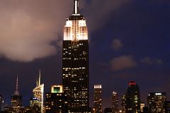 13-03 Empire State Building, Conde Nast, Bank Of America, MetLife At Night From 230 Fifth Ave Rooftop Bar In New York Madison Square Park Area